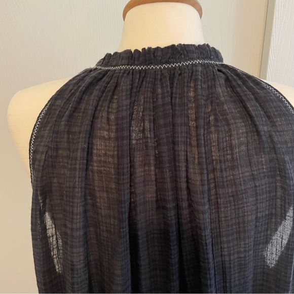 NWT Free People Black Tank with Tassels - Picture 7 of 10